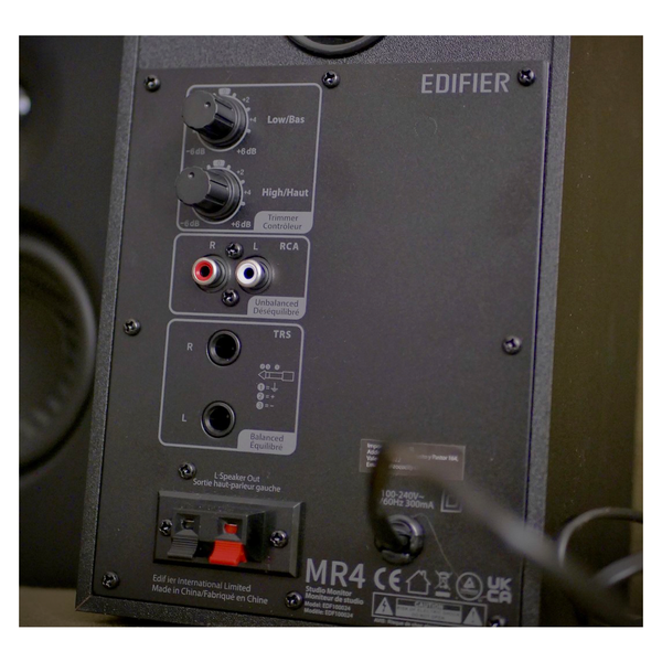 Monitor de Áudio Edifier MR4 42W RMS Preto