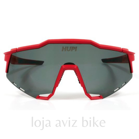 Óculos de Sol HUPI Stelvio Vermelho/Preto - Lente Preto