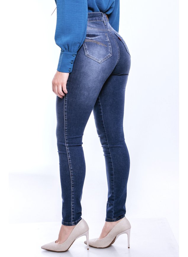 Calça Jeans Skinny 1 botão Patricia Feminina Awe Jeans