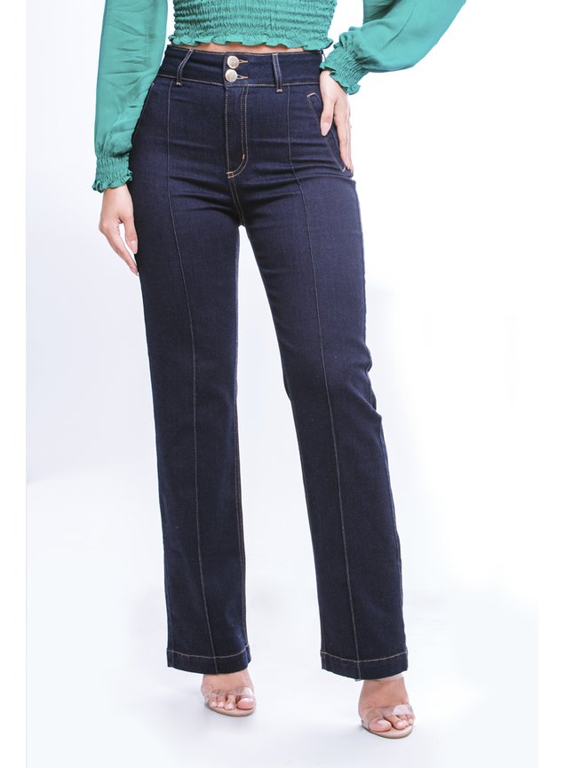 calca jeans wide leg sarah feminina awe jeans 2