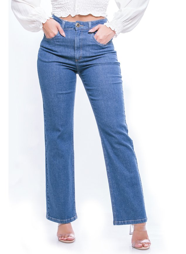 calca jeans wide leg karol feminina awe jeans