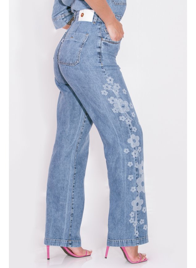 calca jeans wide leg dafne feminina awe jeans 3