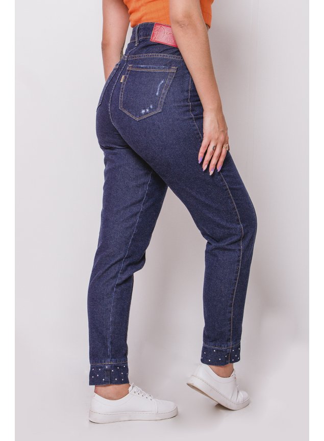 calca jeans mom 1 botao laercia feminina awe jeans 1