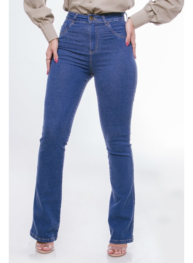 calca jeans boot cut 1 botao cleide feminina awe jeans 2