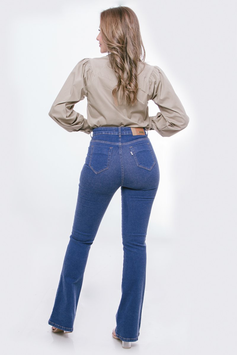 Calça jeans boot sales cut feminina