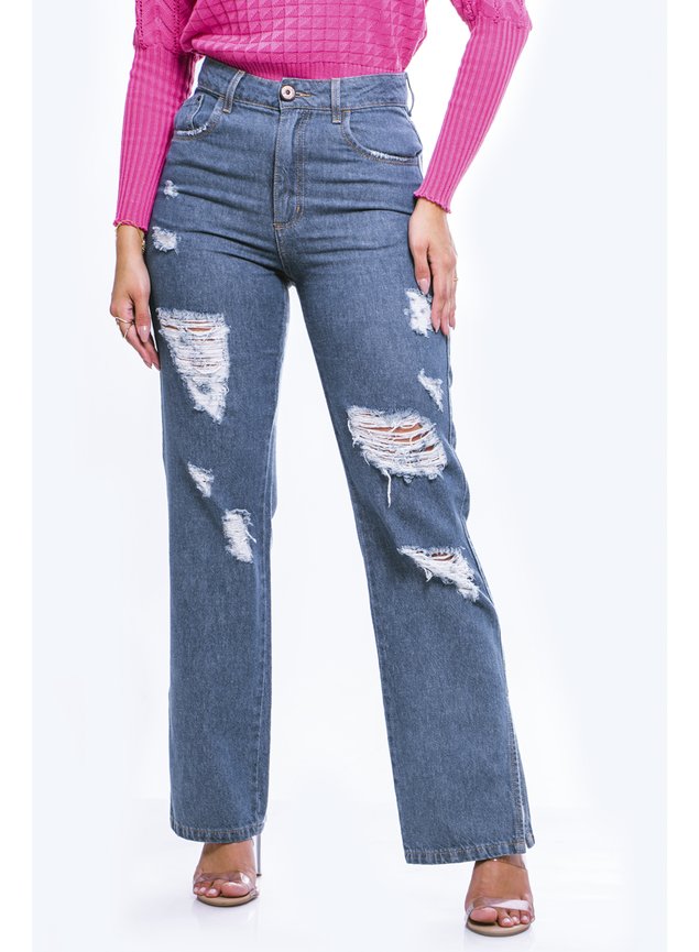 calca jeans wide leg liana feminina awe jeans 2