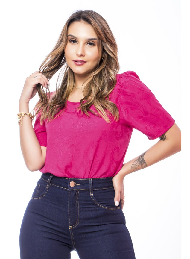blusa jenifer pink feminina awe jeans 2