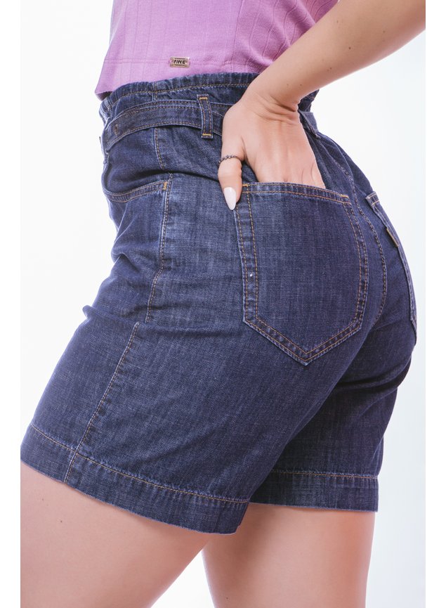 short confort alfaiataria cristina feminino awe jeans 3