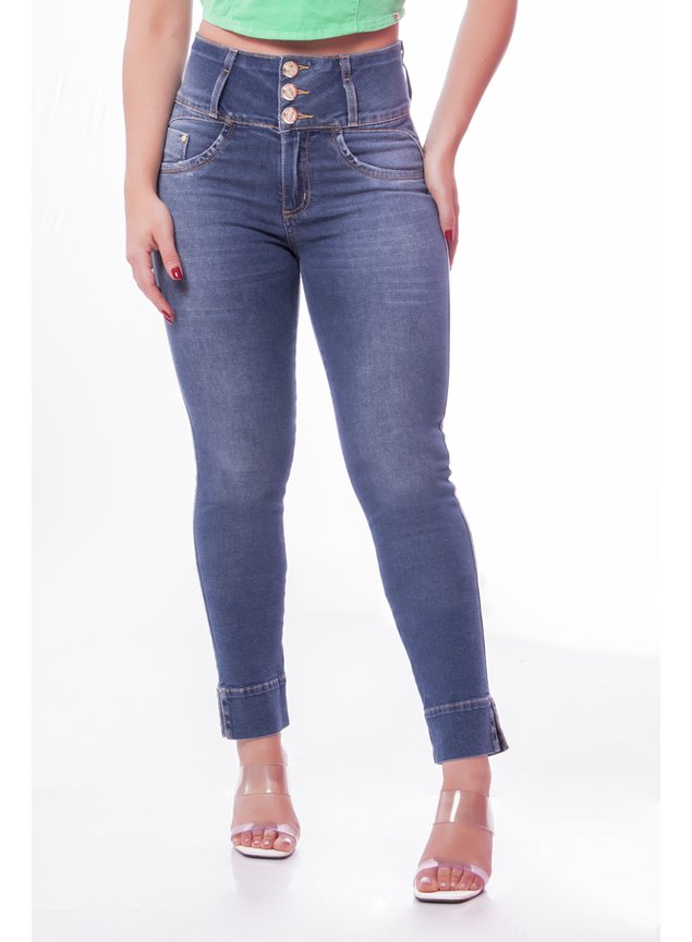 calca jeans cropped 3 botoes andressa feminina awe jeans 2