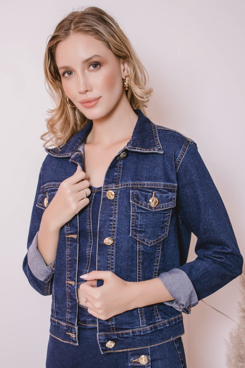 Promoção jaqueta jeans store feminina