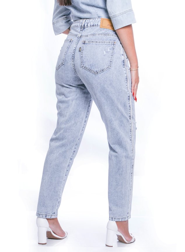 calca jeans mom dominique feminino awe jeans 4