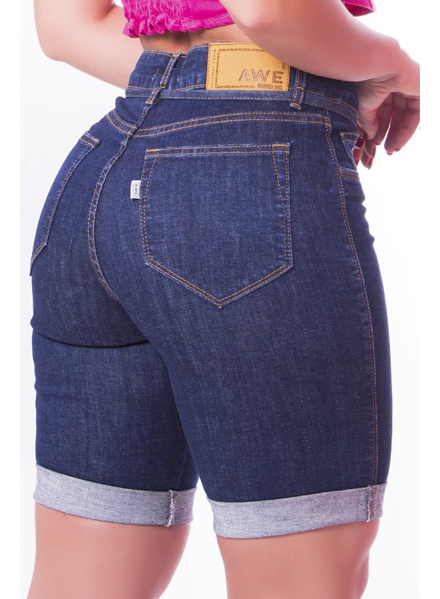 bermuda jeans confort maria feminina awe jeans 4