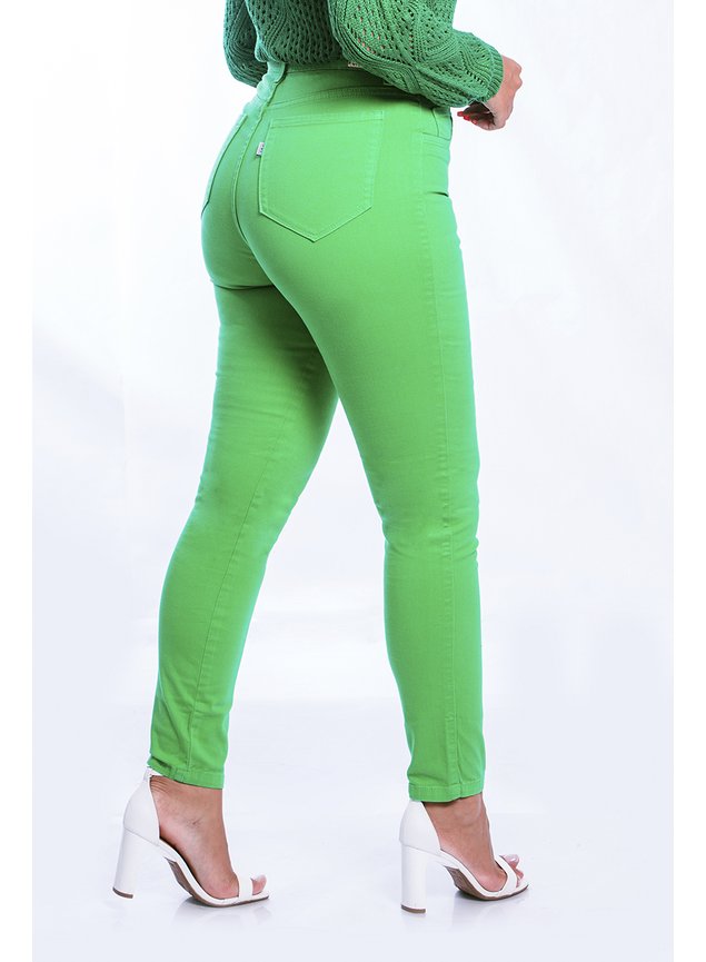 calca jeans cropped raquel feminina awe jeans verde 6