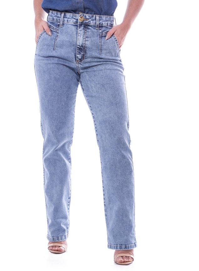 calca jeans reta heloisa feminina awe jeans 2