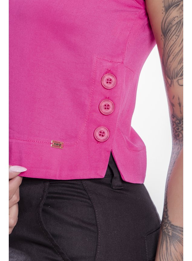 blusa regata cropped fiona pink feminina awe jeans 3