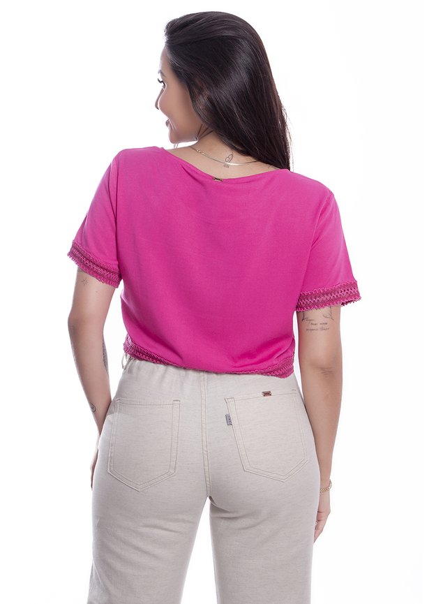 blusa cropped dara feminina awe jeans pink 3