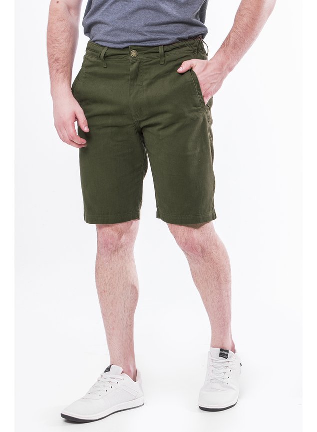 bermuda jeans jogger daniel masculina awe jeans verde 1