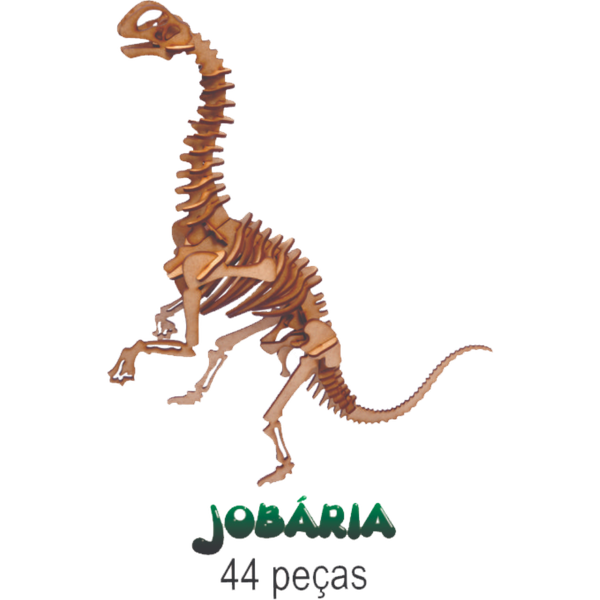 Jogo De Quebra Cabeça Infantil Dinossauro 3d Mdf