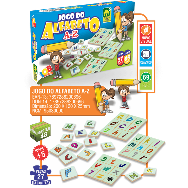 Jogo de Memória em Inglês E.V.A 20 x 15 cm e 5 de espessura