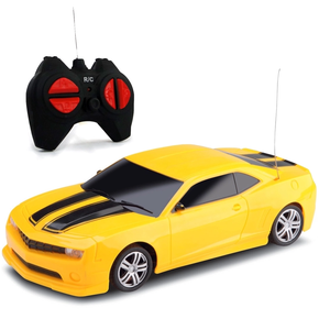 Carro de controle remoto camaro bumblebee 1 18 cks