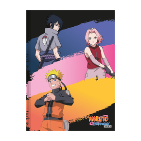 3 Cadernos Brochurão 80 Fls + Desenho + Cad Pequeno Naruto