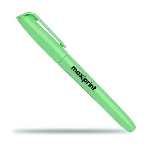 caneta marca texto maxprint verde pastel