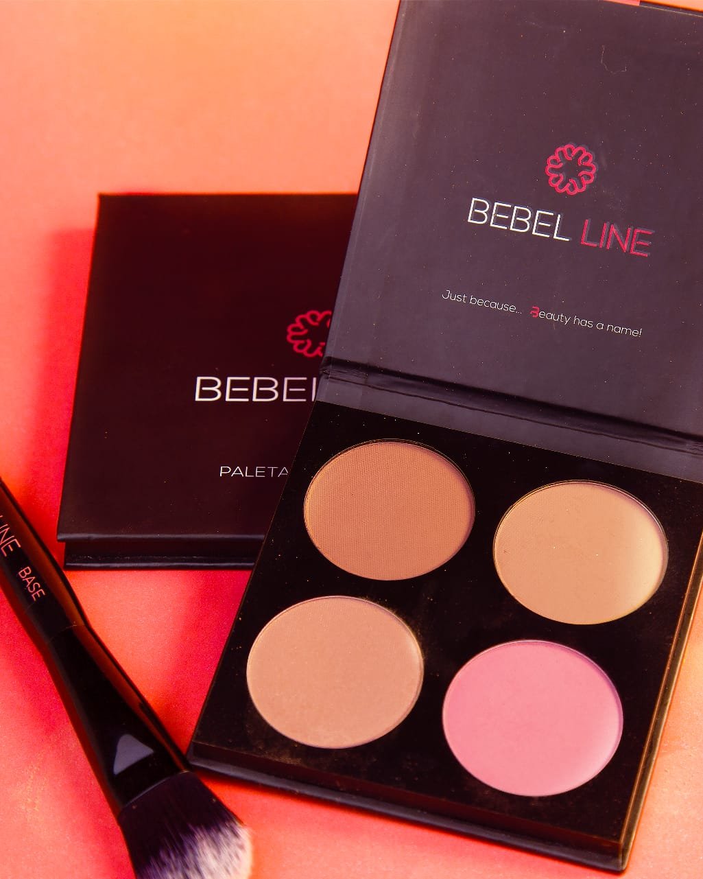 Paleta De Contorno E Blush Bebelline 4 Cores