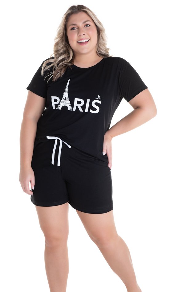 Pijama Plus Size Paris BeBlast
