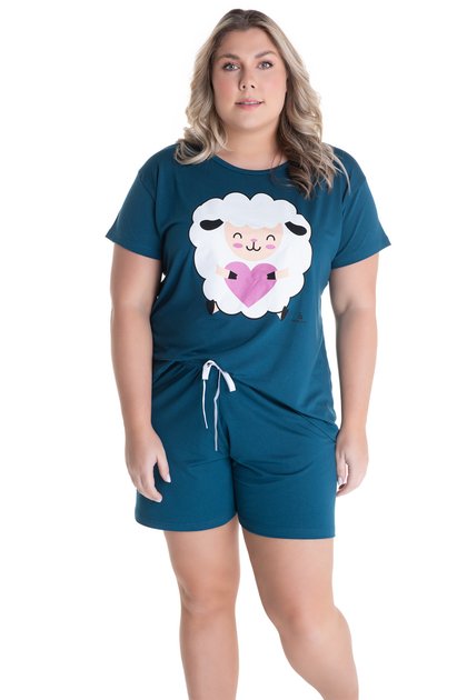 Pijama Plus Size Sheep BeBlast Pijama Plus Size Sheep BeBlast