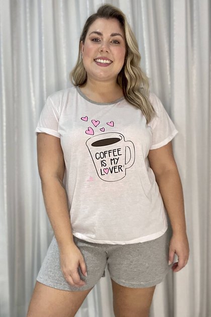 Pijama Feminino BeBlast Coffee