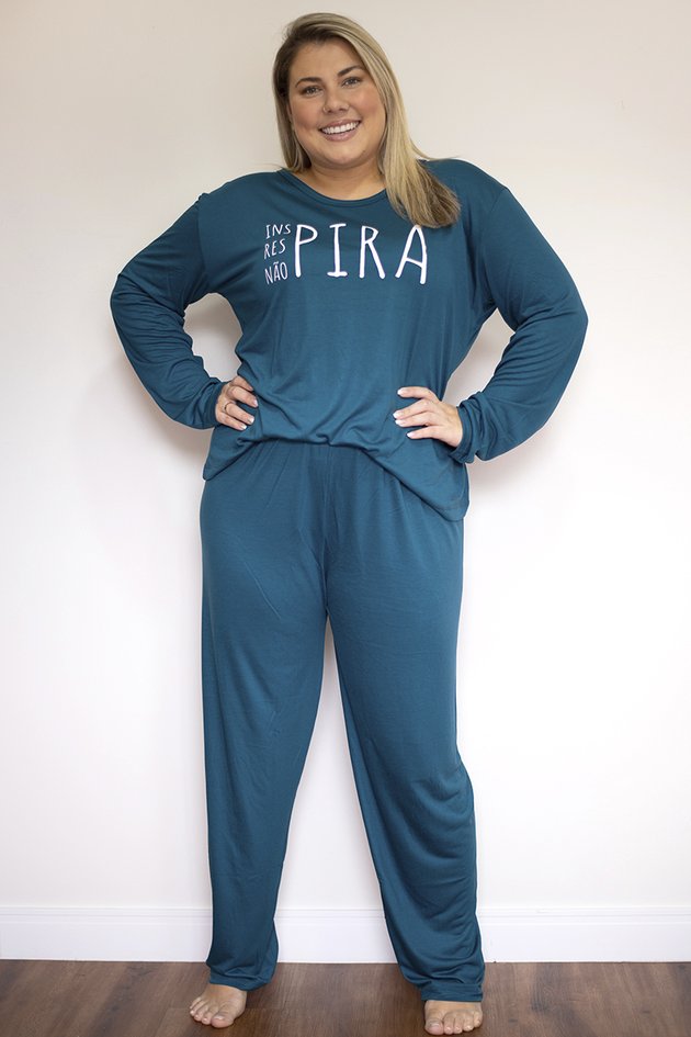 Pijama Inverno Plus Size Beblast