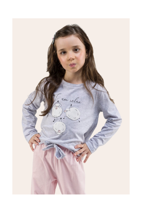 03 pijama infantil feminino i am relax mescla bela notte