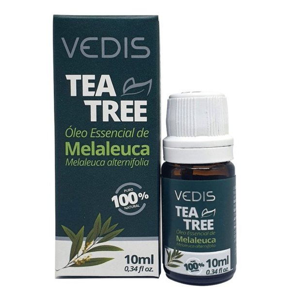 oleo essencial de melaleuca vedis 10ml tea tree