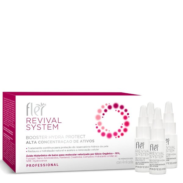 revival system booster hydra protect 10 doses 4ml fler
