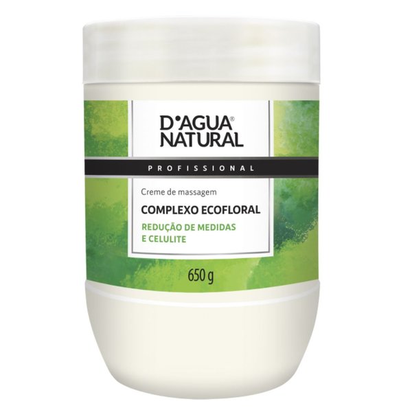 dagua natural creme de massagem complexo ecofloral 650g