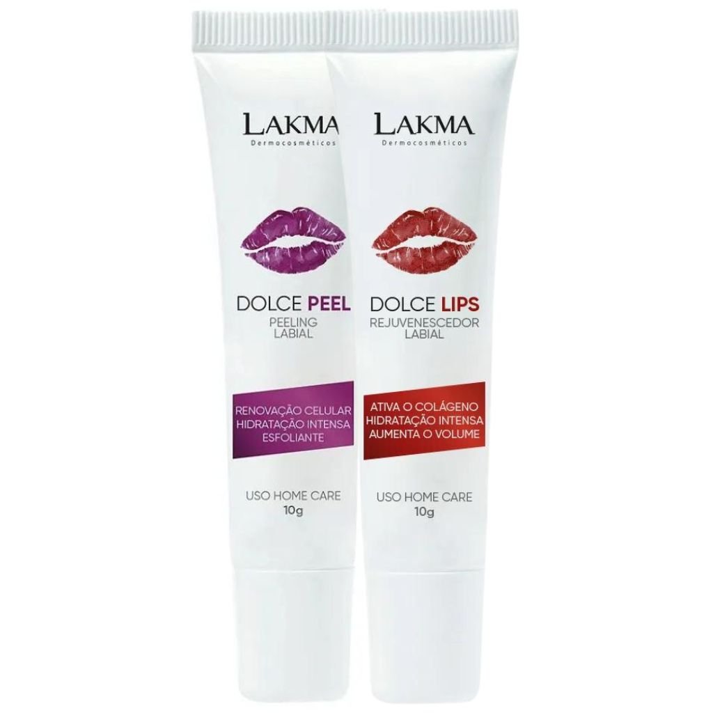 Kit Dolce Peel & Lips Lakma (2 Produtos)
