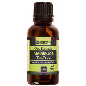 03 oleo essencial de melaleuca tea tree 100 natural 10ml beleza10