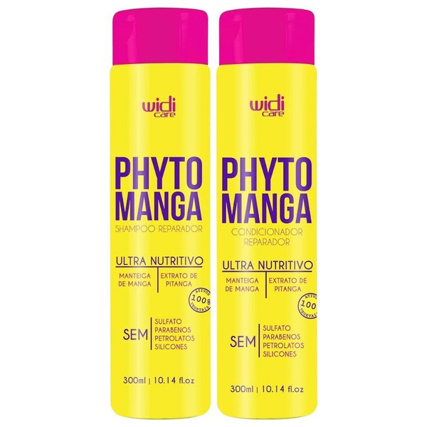 01 kit phytomanga shampoo e condicionador widi care