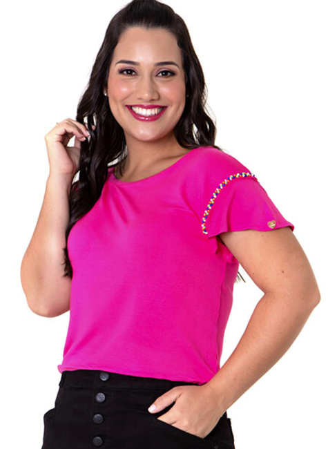 Blusa Nó Barra Pink