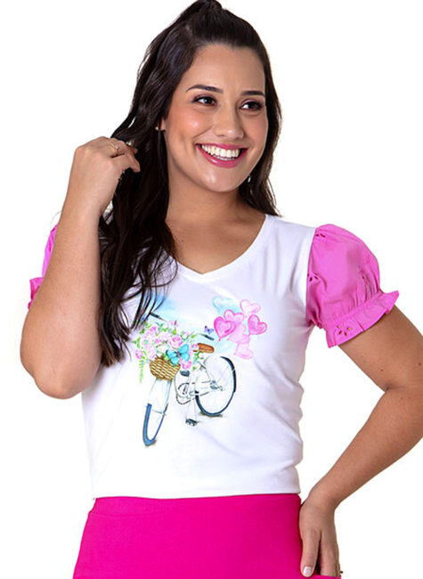 Blusa Estampa Xadrez Suzane - Hapuk