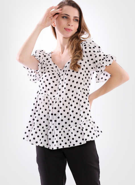 Blusa Estampa Xadrez Suzane - Hapuk