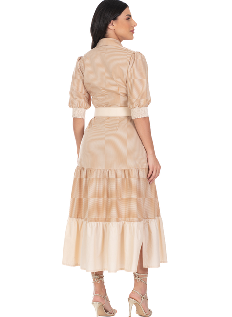 Vestido hapuk listrado hot sale