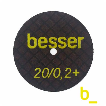 Disco de Corte 2 Unidades - 20x0,2+ - Besser - Sem Mandril