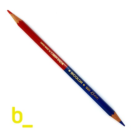 Lápis bicolor Original | CARAN D'ACHE - LAPIS BICOLOR - Besser