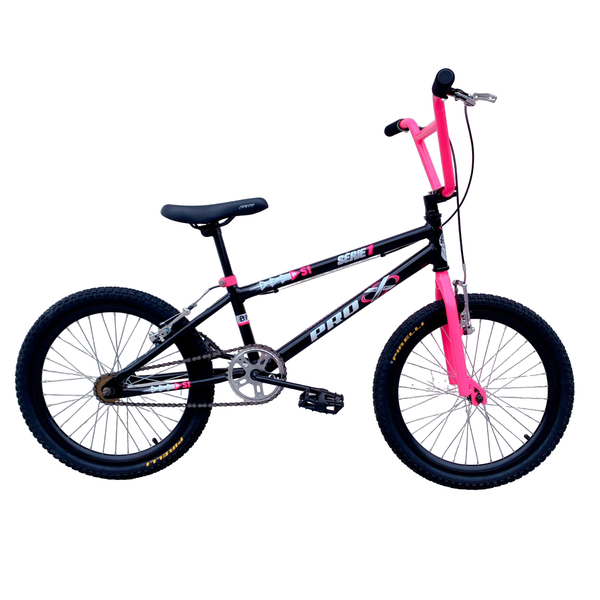 Bicicleta Aro 20 Cross Pro X Preto Rosa