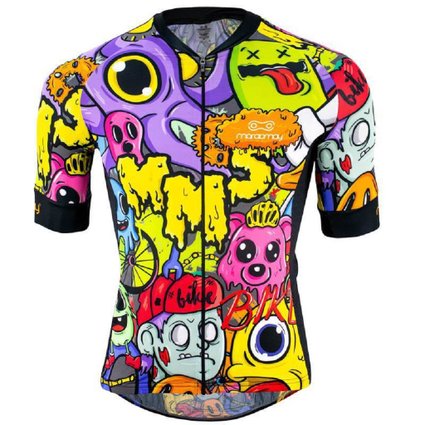 Camisa de Ciclismo Masculina Marcio May Monstros Camisa de Ciclismo Masculina Marcio May Monstros
