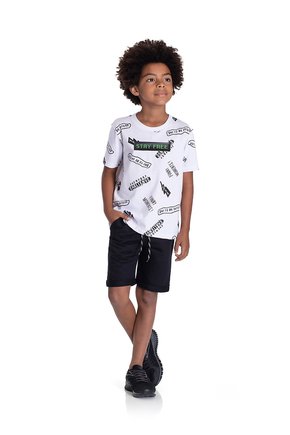 Conjunto em Moletom Penteado Infantil Menino Verde - Kamylus