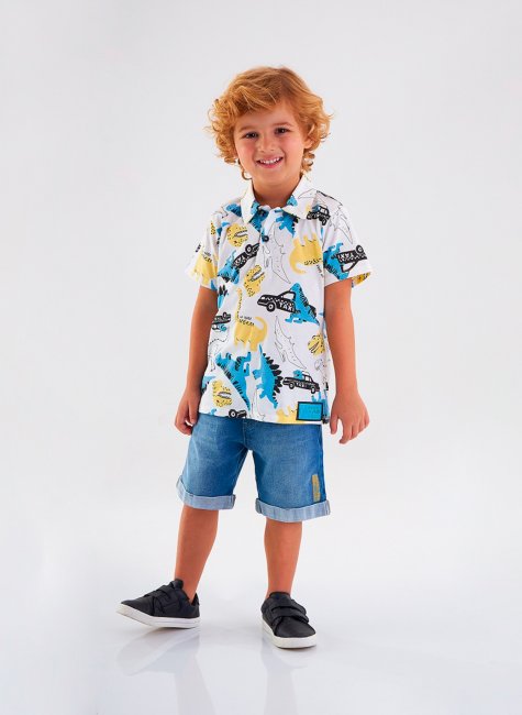 Conjunto Infantil Menino Verão, Dinossauro, 2 peças - Rei Rex - Loja de  Roupa Infantil Para Meninas, Meninos e Bebês