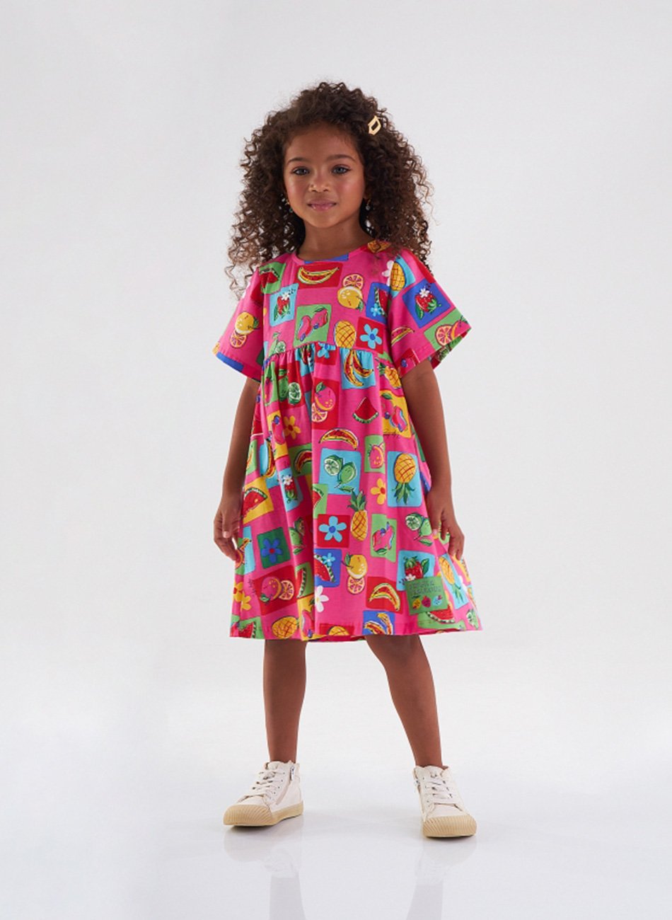 Manga best sale vestido infantil