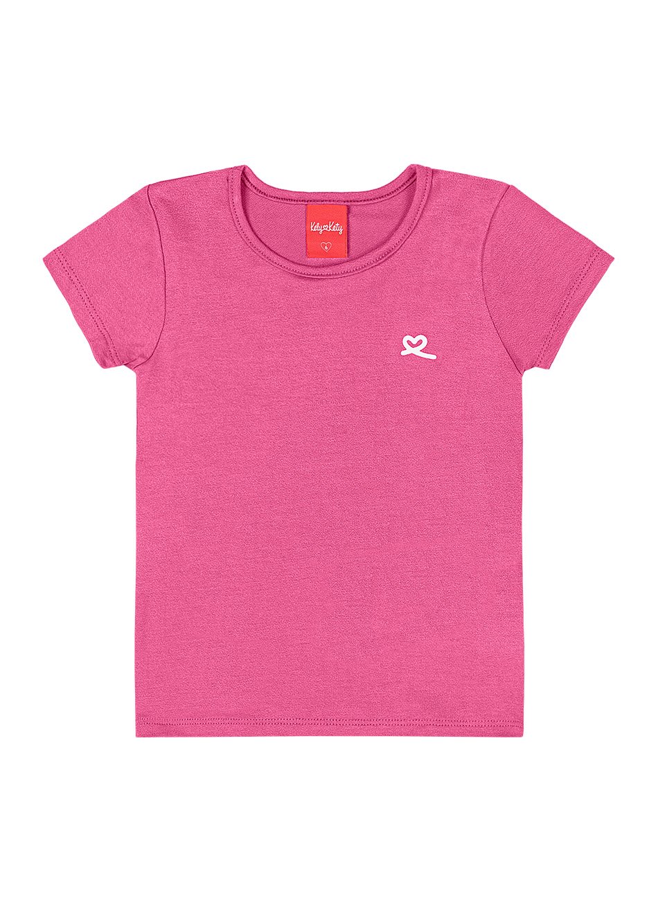 BLUSA BÁSICA TRANÇAS - Rosa Bebê